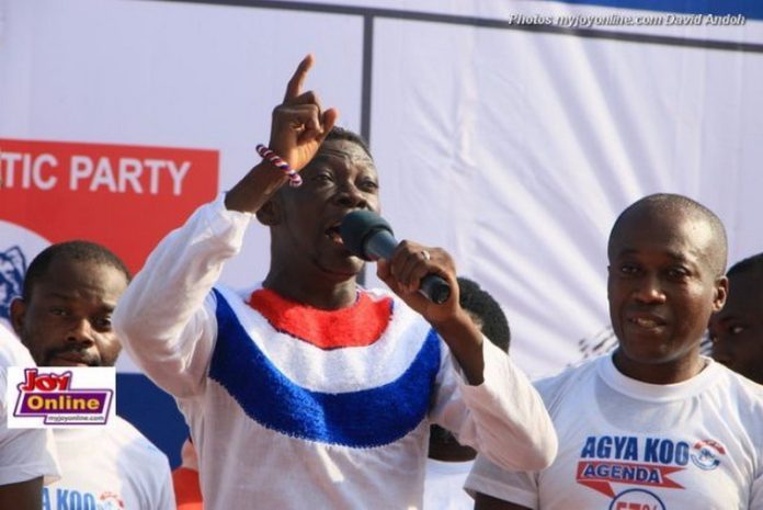 Agya Koo campaigns for NPP