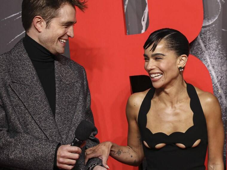 Robert Pattinson and Zoe Kravitz