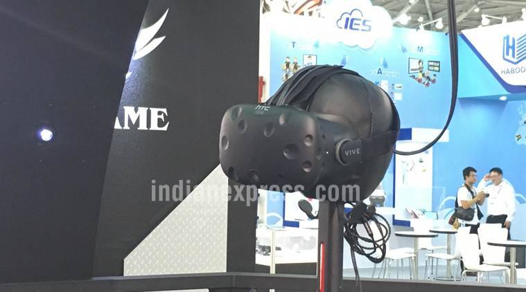 HTC Vive was also on display during the conference, including at the Microsoft booth where interested users could try out a different and more engaging gaming experience