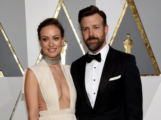 Olivia Wilde and Jason Sudeikis at the Oscars