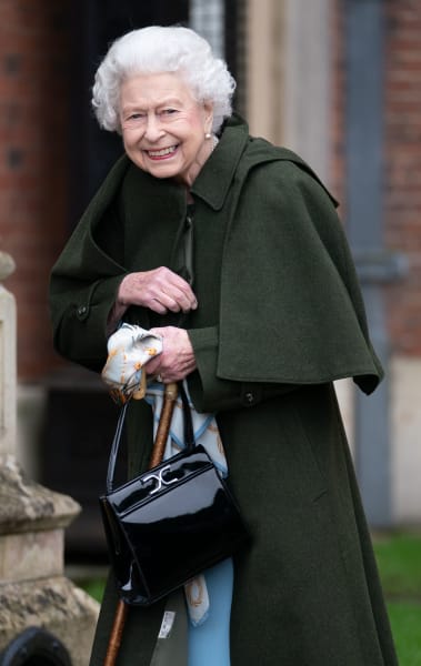 Queen Elizabeth II Outside