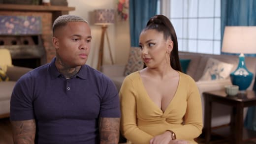 Jibri Bell and Miona Bell have different ideas about wedding plans, money