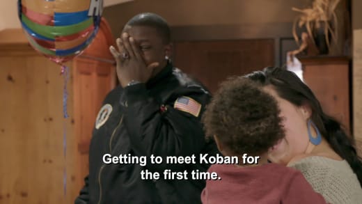 Kobe Blaise - getting to meet Koban for the first time