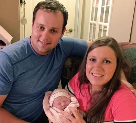 Anna and Josh Duggar And Baby