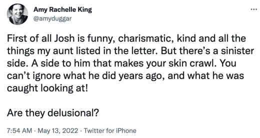 anti josh tweet