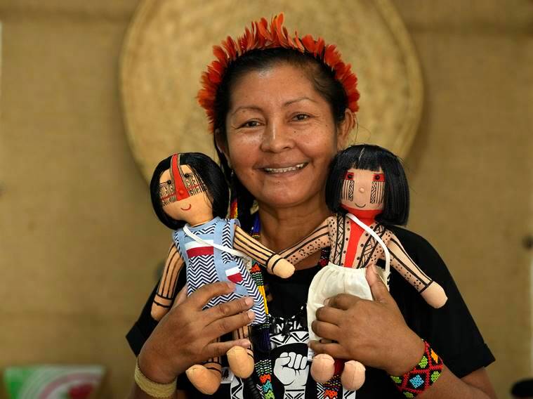 indigenous doll, Brazil Indigenous women