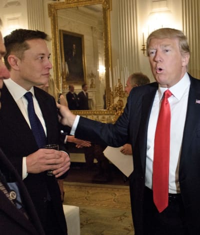 Elon Musk and Trump