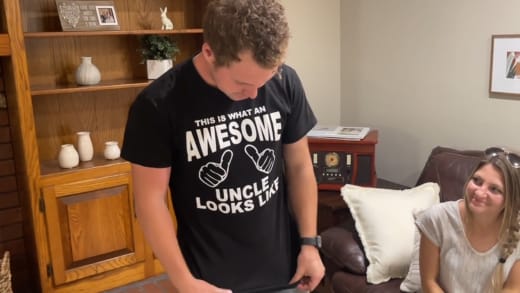 Jeremiah Duggar in an uncle shirt