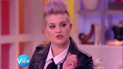 Kelly Osbourne with Purple Hair