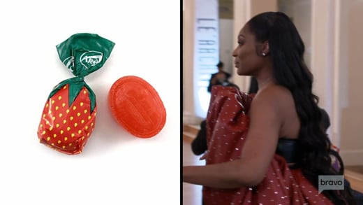 Marlo Hampton strawberry candy comparison