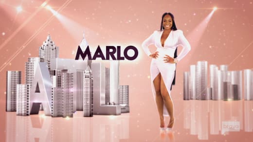 Marlo Hampton title card for Season 14 RHOA