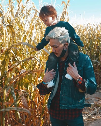 Topher Park with Taeyang Lee on a Walk