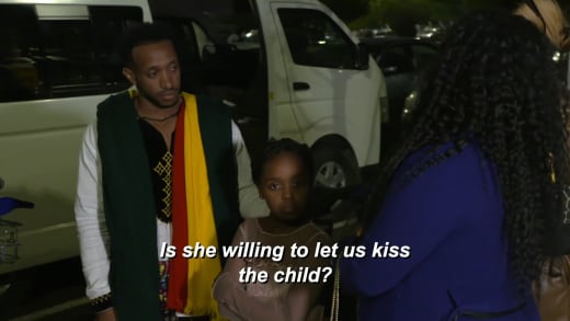 Wish and Mimi Shibre - is she willing to let us kiss the child?