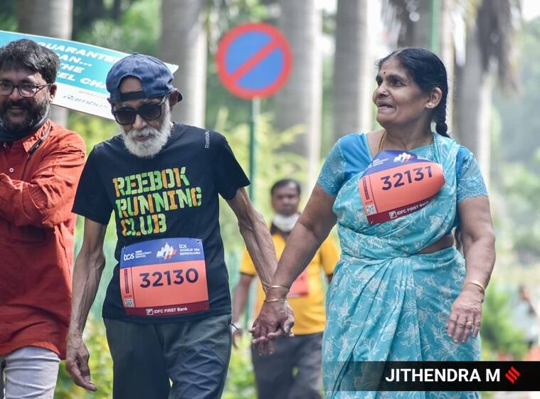 marathon, marathon in Bengaluru, World 10K Bengaluru 2022, World 10K Bengaluru 2022 marathon, pictures of World 10K Bengaluru 2022, runners, race, participants, winners, indian express news