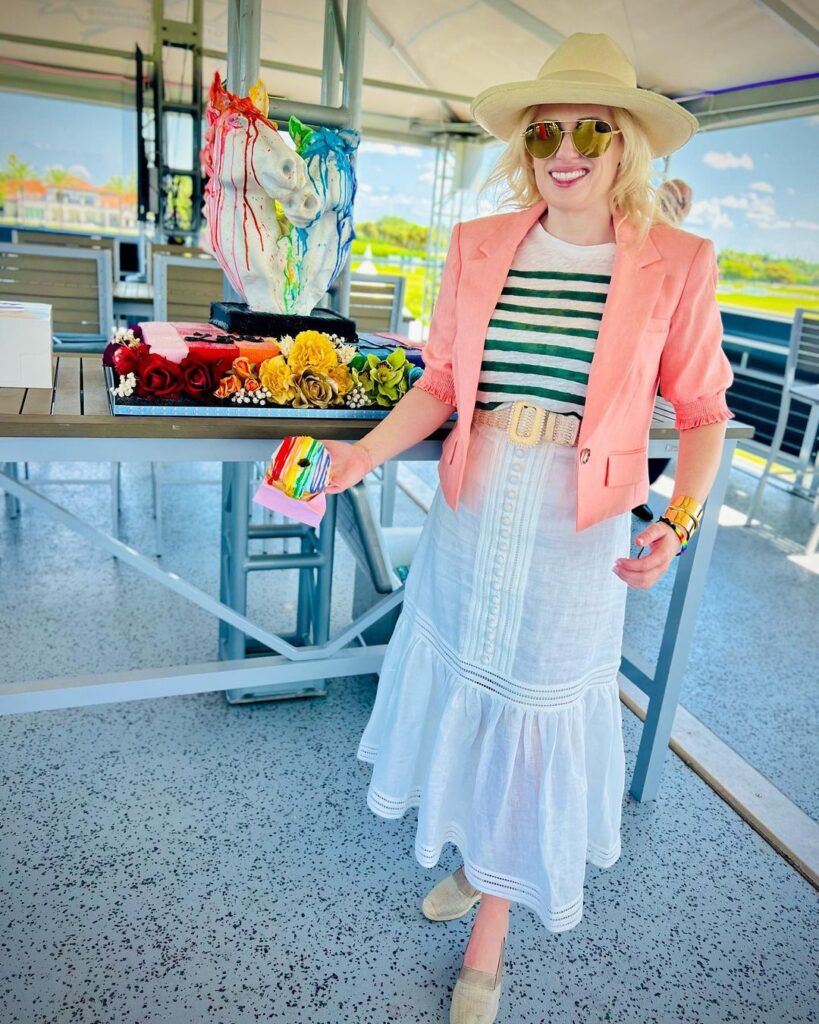 Rebel Wilson Holds a Pride Donut