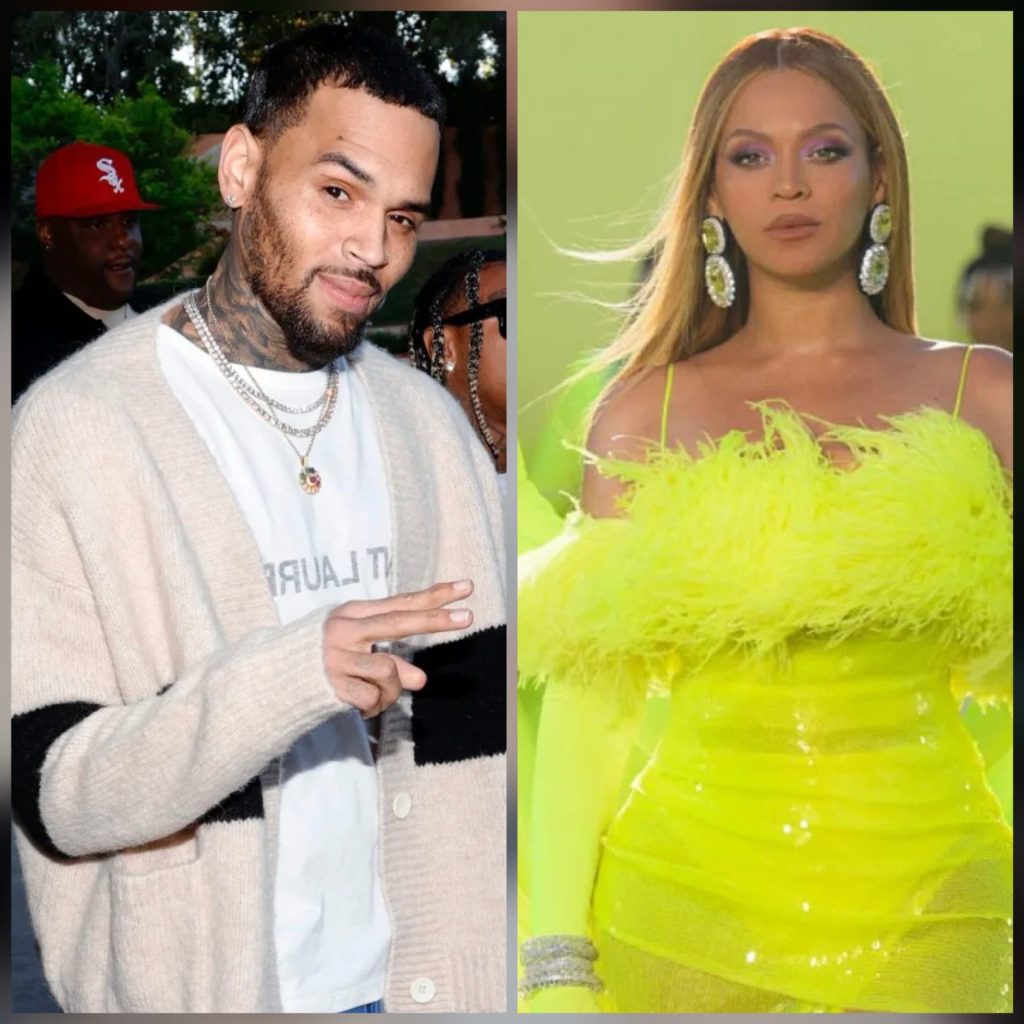 Chris Brown and Beyoncé