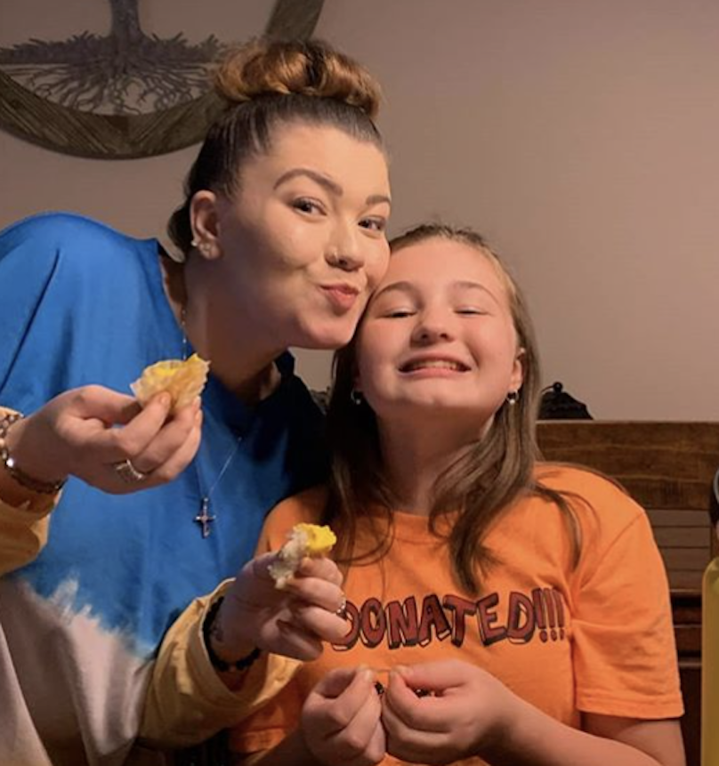 Amber Portwood with Child