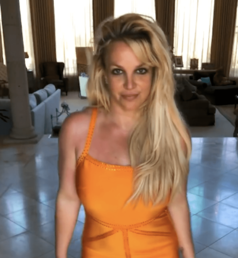 Britney Spears in Orange