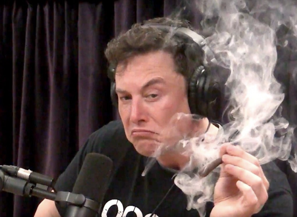 Elon Musk Smokes Pot