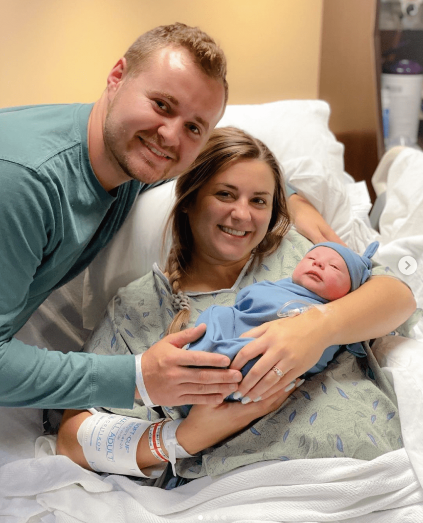 Jed Duggar, Katey Nakatsu and Baby