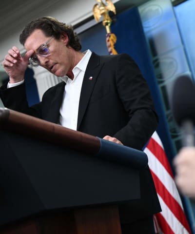 Matthew McConaughey at the White House