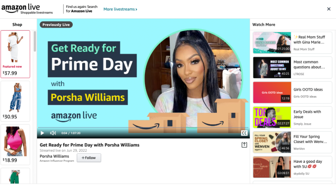 Amazon Live Prime Day