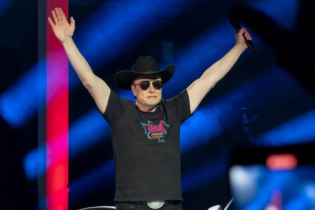 Elon Musk In a Cowboy Hat