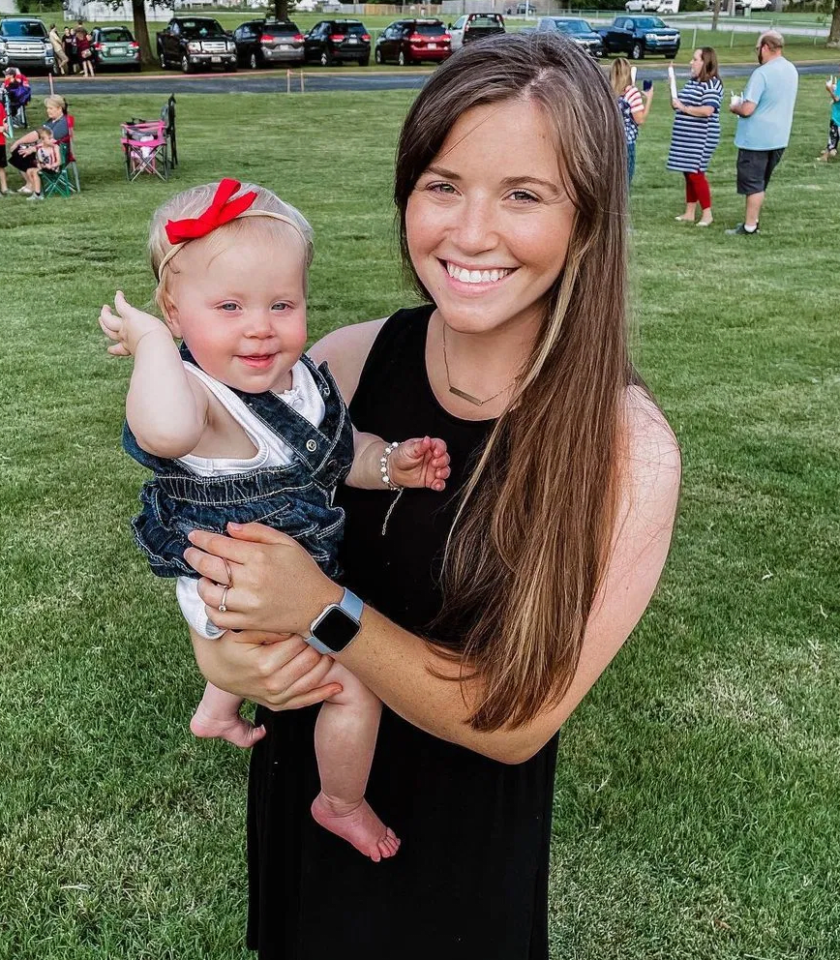 Joy-Anna Duggar and a Daughter