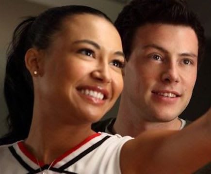 Naya Rivera and Cory Monteith