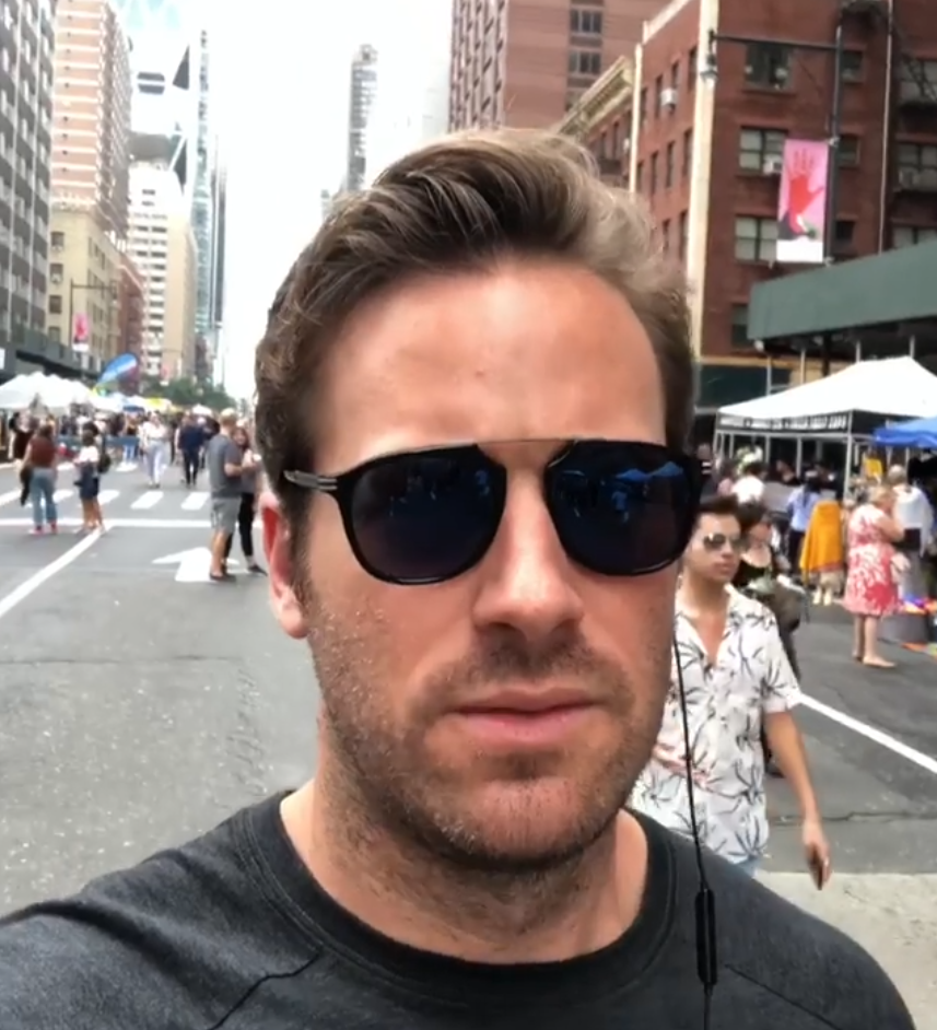 Armie Hammer Out and About