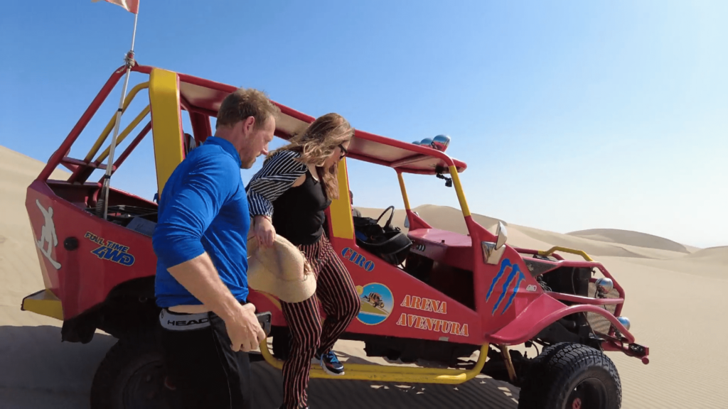 Ben Rathbun and Mahogany Roca visit sand dunes