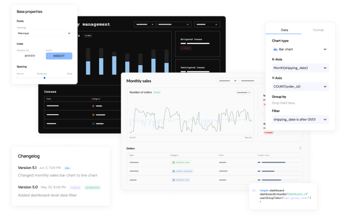 Explo dashboard