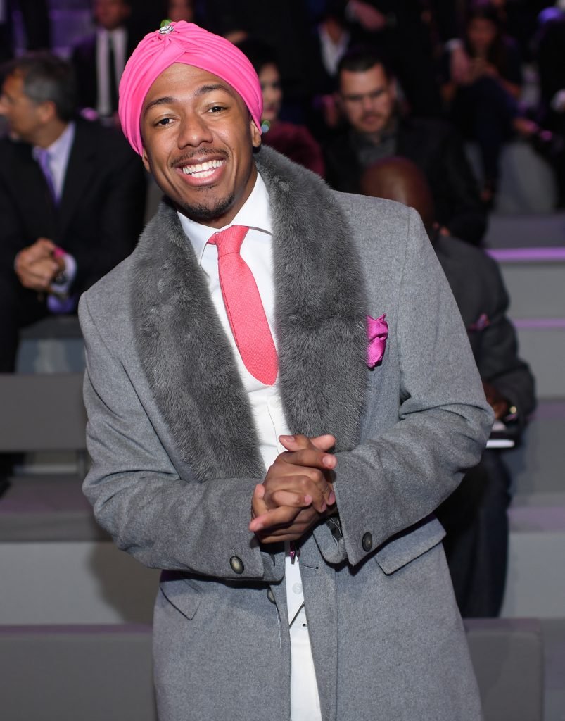 Nick Cannon in a Pink Turban