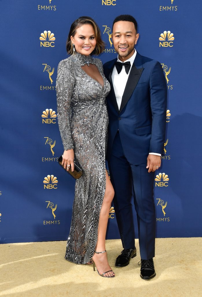 Chrissy Teigen and John Legend, 2018 Emmy Awards