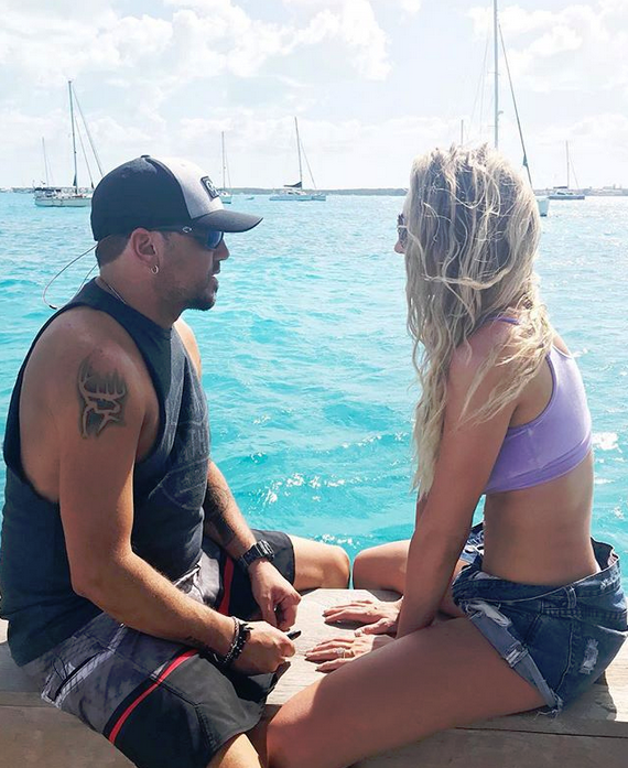 Jason Aldean and Brittany Kerr Aldean on Vacation