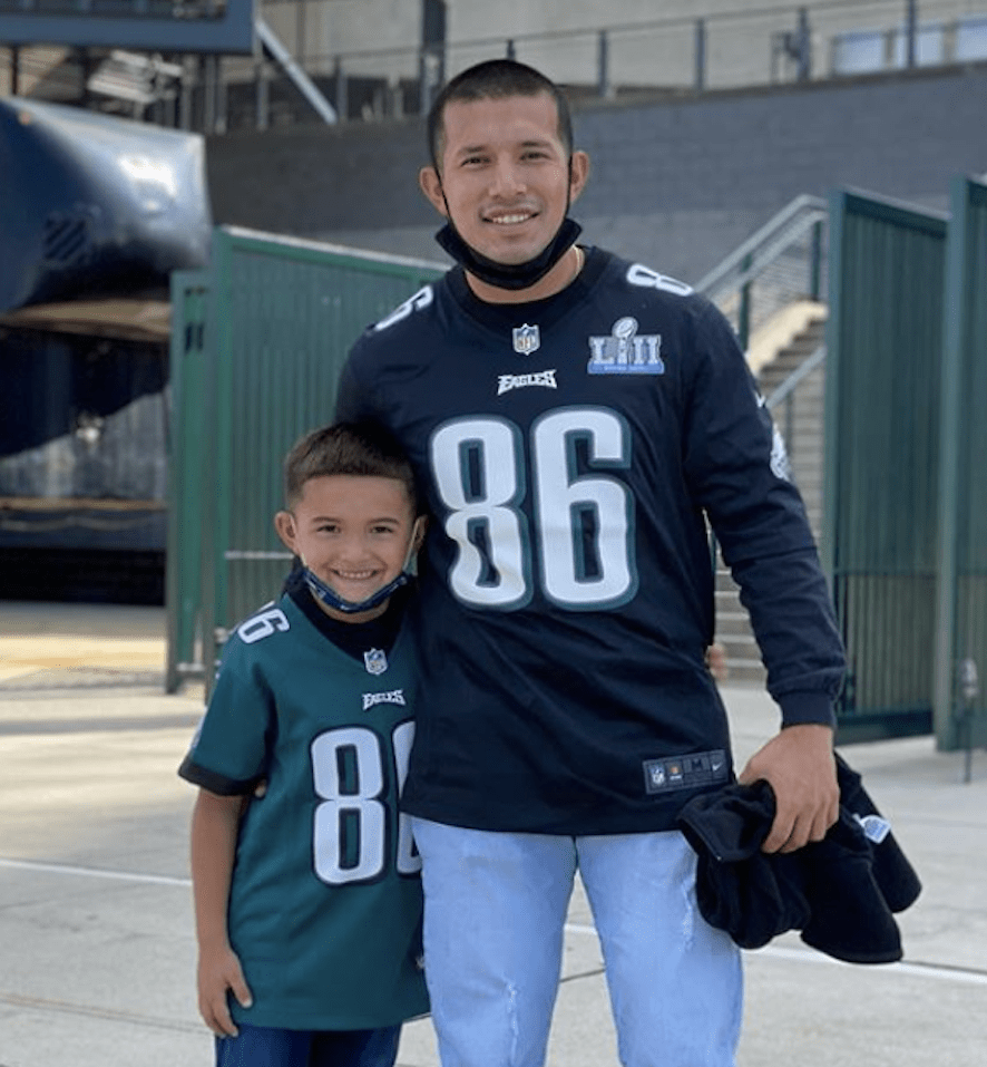 Javi Marroquin with Linc