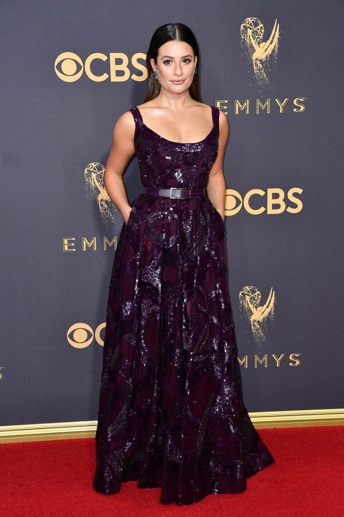 Lea Michele at 2017 Emmy Awards