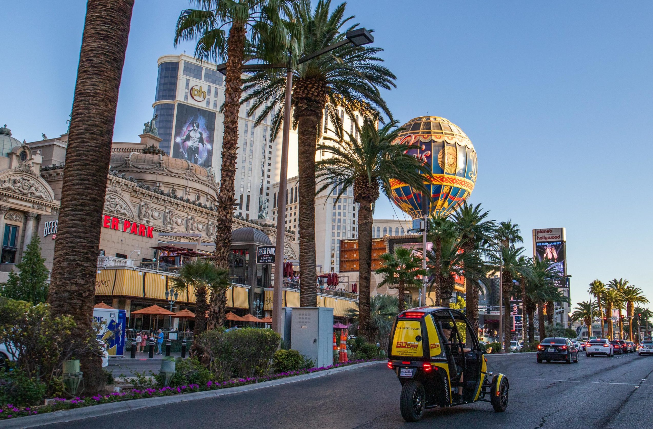 An Arcimoto FUV on the Las Vegas strip