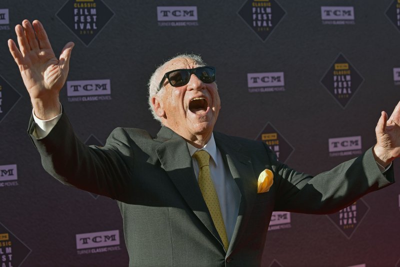Mel Brooks arrives for the TCM Classic Film Festival screening of "The Producers" in Los Angeles in 2018. His "History of the World Pt. II" is coming to Hulu in March. File Photo by Chris Chew/UPI