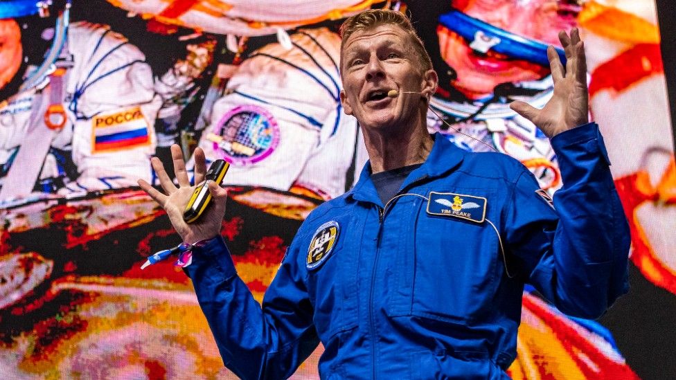 Maj Tim Peake at Bluedot festival