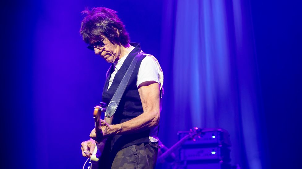 Jeff Beck performing at Montreux Jazz Festival in 2022