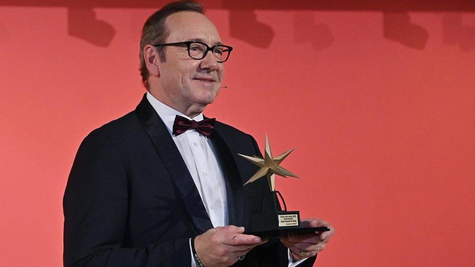 Spacey with award