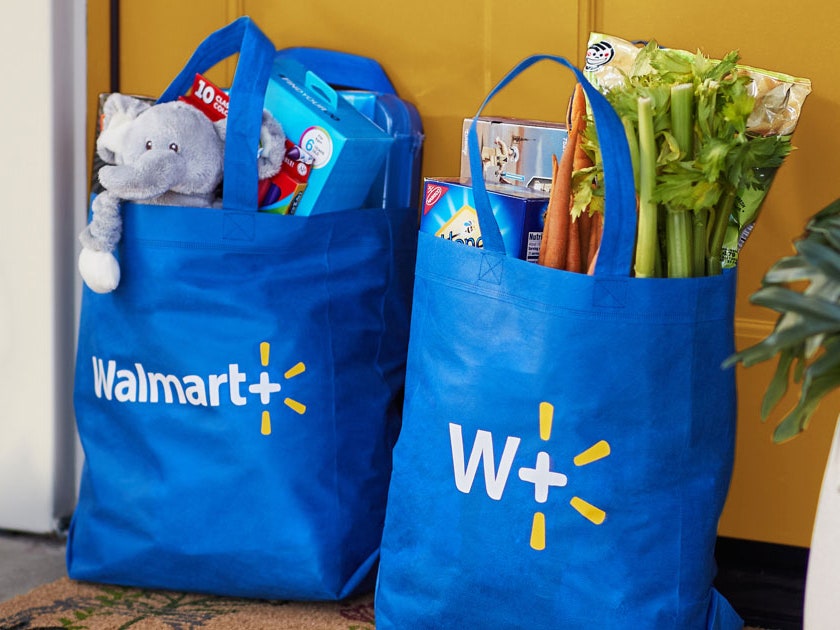 Walmart shopping bags