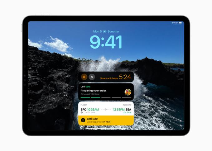 Apple is introducing Live Activities on iPadOS 17