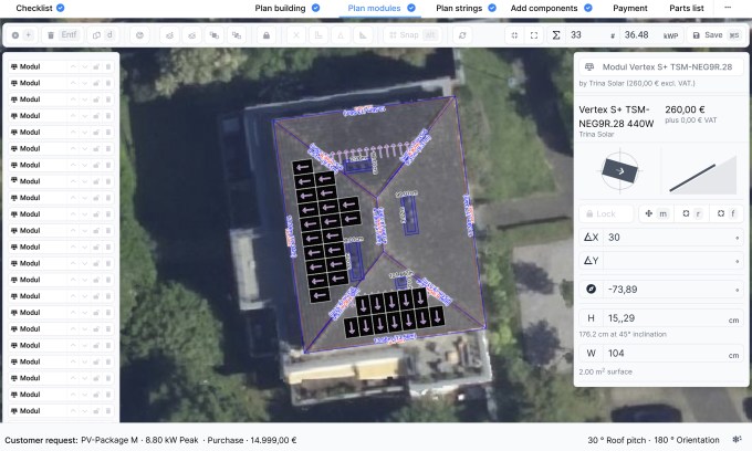 Reonic photovoltaics plan