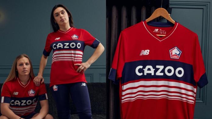 The new LOSC Lille 2022-2023 home shirt by New Balance