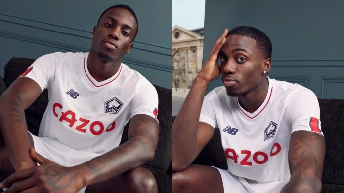 The new 2022-2023 LOSC away jersey designed by New Balance