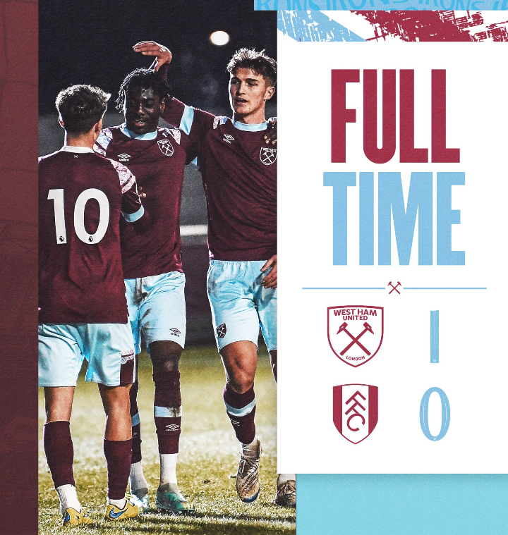 After West Ham United Swept Fulham 1-0 To Overtake Blackburn, See Final