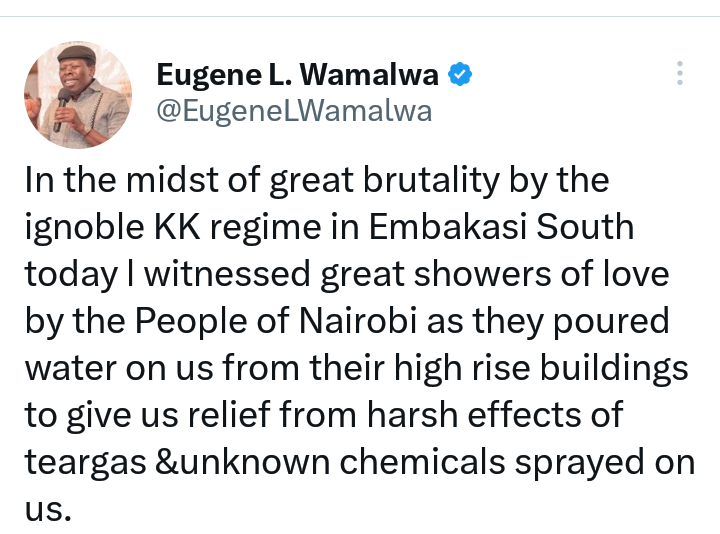 Kenyans Gang Up Against Eugene Wamalwa Over What He Posted After Their ...