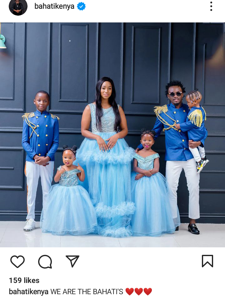 Photo: Bahati's Family Stuns In Beautiful Matching Outfits - Ghanamma.com